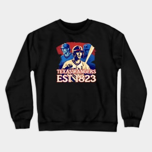 TEXAS RANGERS EST 1823 Crewneck Sweatshirt